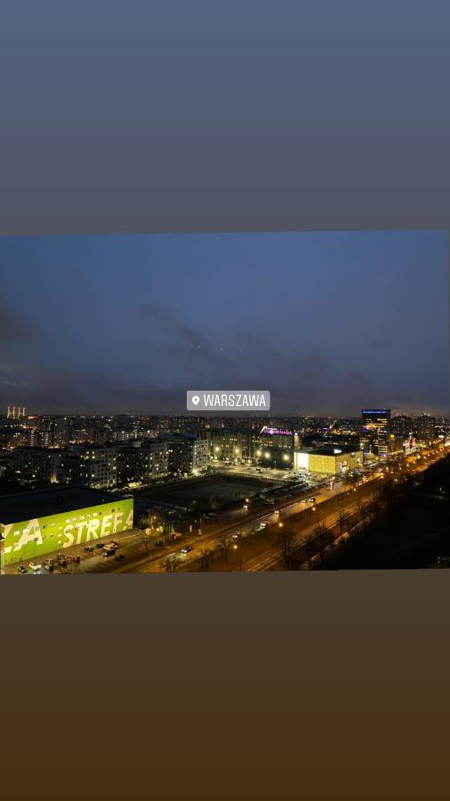 Apartament Skyscrapper Z Widokiem Na Panorame Warszawy Warschau Exterior foto